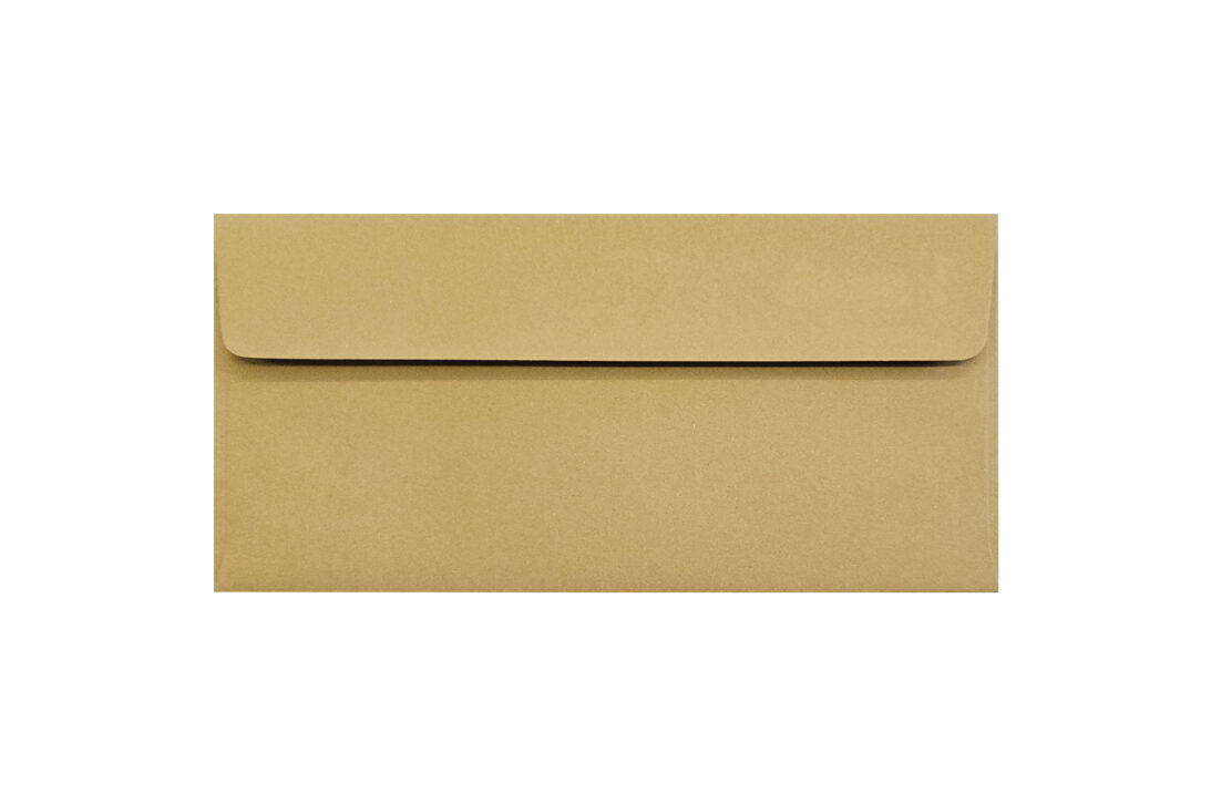 Φάκελος 11×23 καφέ άμμου (kraft) οικολογικός με άγρια υφή