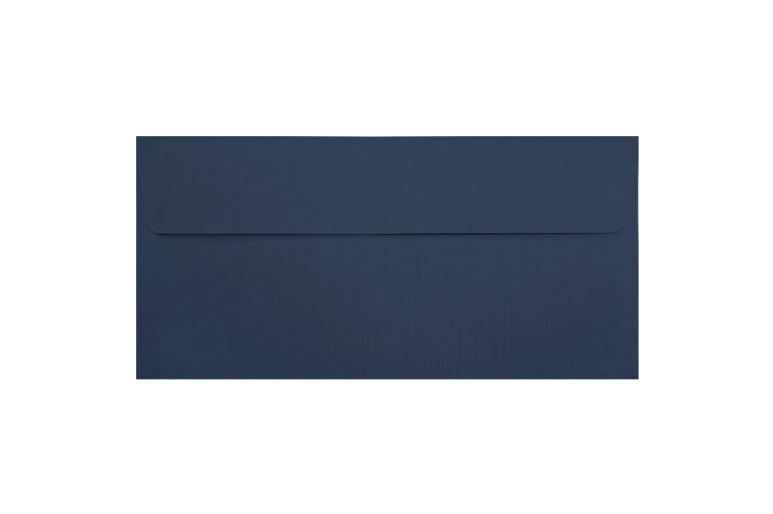 Φάκελος 11x23 navy blue γκοφρέ γραμμωτός