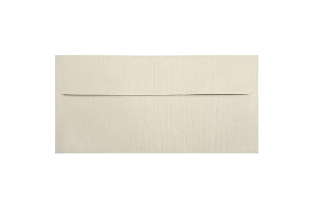 Φάκελος 11x23 γκρι γκοφρέ γραμμωτός