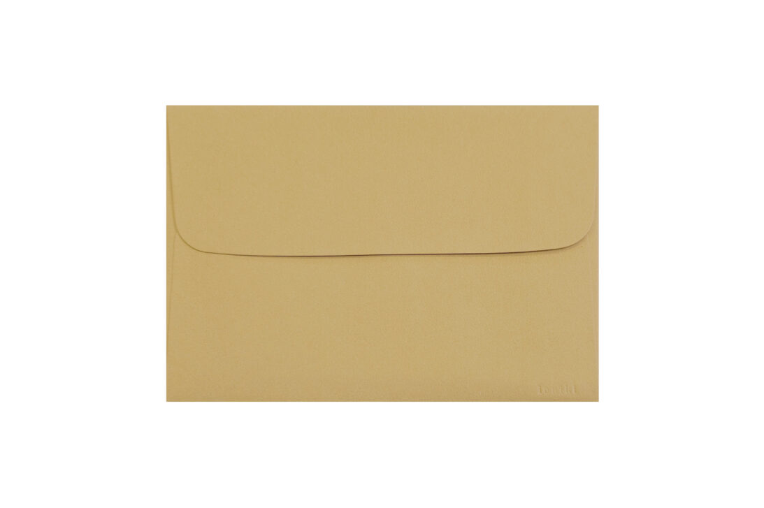 Φάκελος 12,8×18,8 καφέ άμμου (kraft) οικολογικός με άγρια υφή