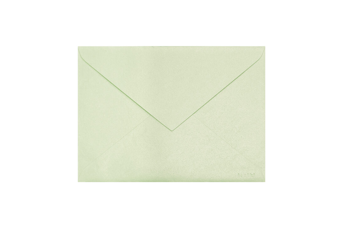 Φάκελος 13,3x18,3 μεταλλιζέ μέντα