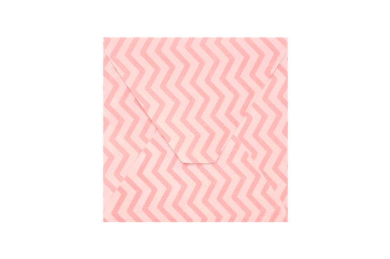 Φάκελος 16,8x16,8 λείο ροζ chevron