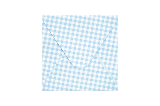 Φάκελος 16,8x16,8 λείο σιελ καρό