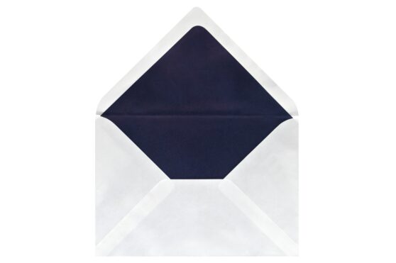 Φάκελος 11,5x16,5 φόδρα υπόλευκος γραμμωτός και ναυτικό μπλε