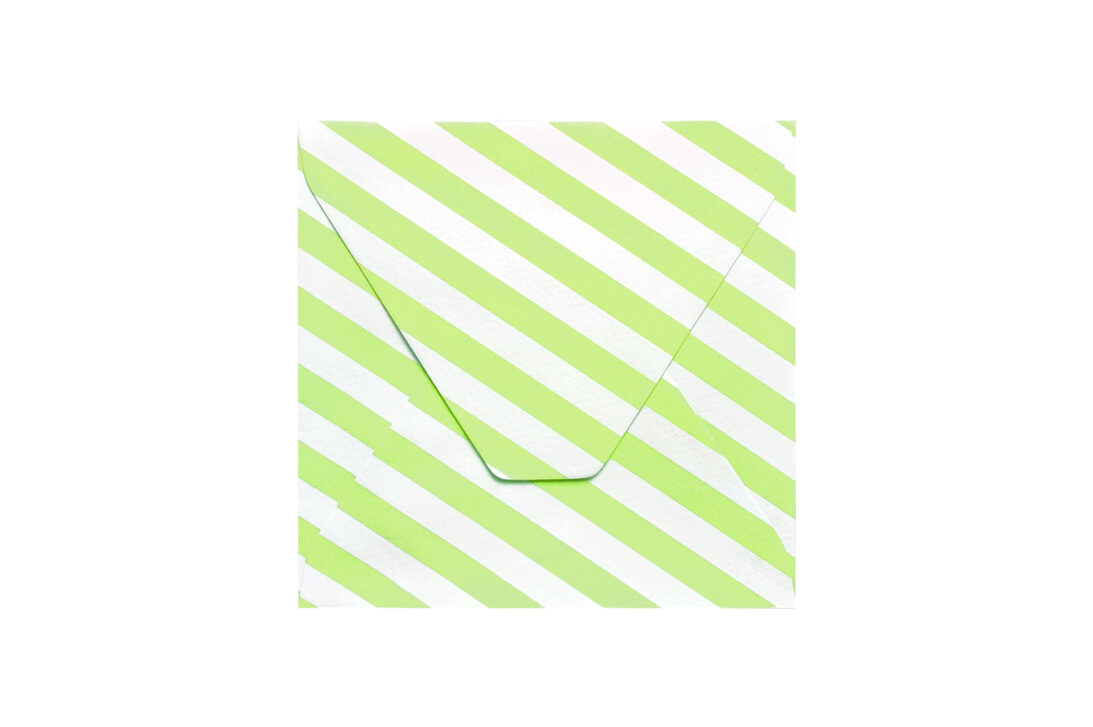 Φάκελος 15,6x15,6 ριγέ λαχανί