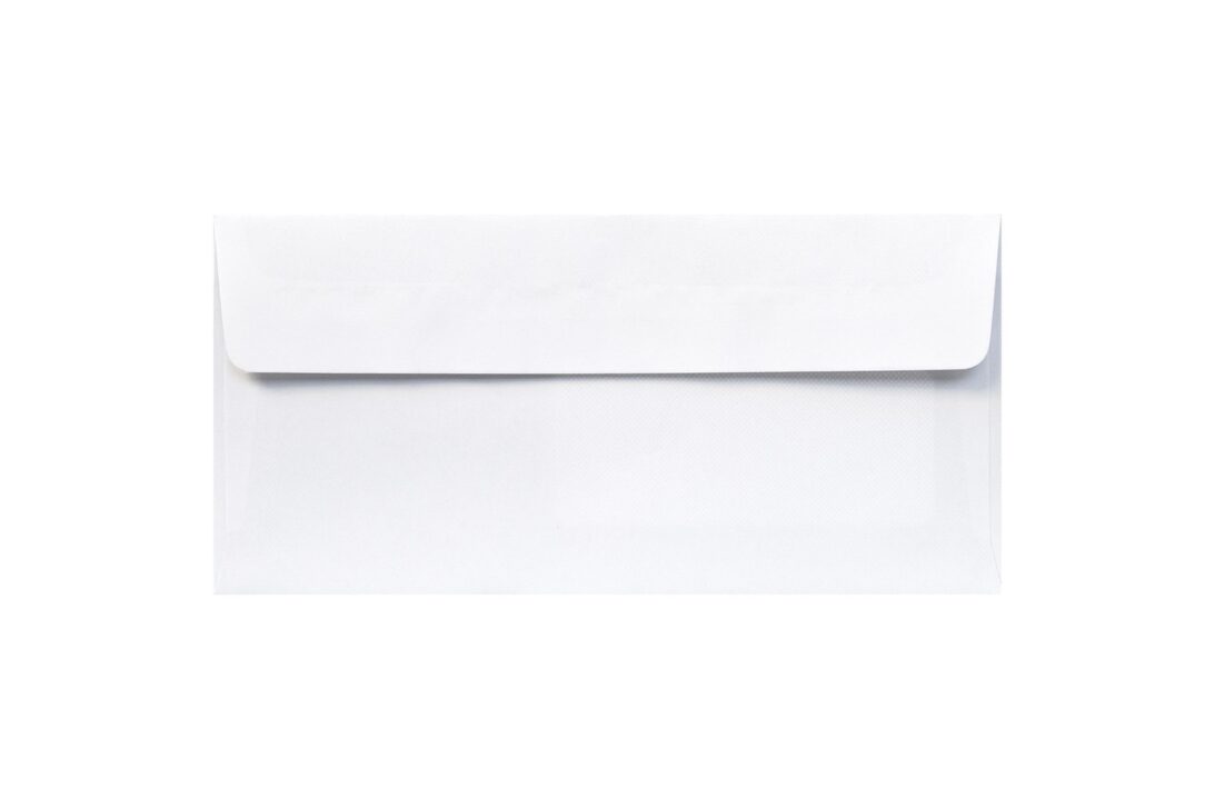 Λεπτομέρεια καρέ κλεισίματος Φακέλου 11x23 λευκό γραφής ασφαλείας με αυτοκόλλητο και δεξί παράθυρο