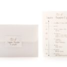 Προσκλητήριο Γάμου και Βάπτισης: Φάκελος διάστασης 12,7x18,8 εκατ. σε χαρτί γκοφρέ (ανάγλυφο) γραμμωτό υπόλευκο 170 γραμ., καρτάκι 4x6 εκατ. με ονόματα ζευγαριού και παιδιού, βέρες και πιπίλα και Κάρτα σε χαρτί γκοφρέ (ανάγλυφο) γραμμωτό υπόλευκο 250 γραμ. με εκτύπωση μελάνι και θέμα timeline_Κωδικός 6133
