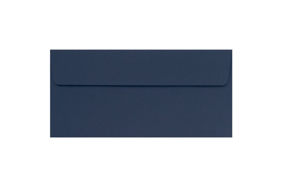 Φάκελος 11x23 navy blue γκοφρέ γραμμωτός