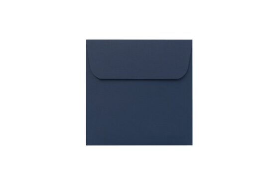 Φάκελος 12,5x12,5 navy blue γκοφρέ γραμμωτός
