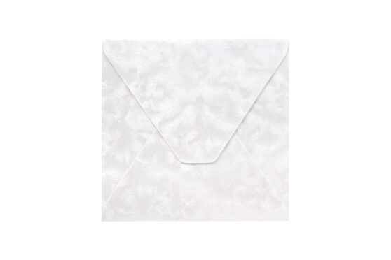 Φάκελος 16,8x16,8 επιχρισμένο μεταλλικό λευκό στρόβιλος / vertigo riccio