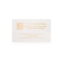 Επαγγελματική κάρτα (business card) σε βαμβακόχαρτο 1000γραμ. με βαθυτυπία και χρυσοτυπία