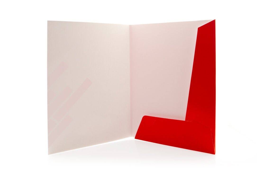 Folder A4 με εκτύπωση μελάνι κόκκινο και ράχη_Εσωτερική πλευρά