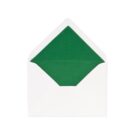 Φάκελος 9,5x13 λευκό γκοφρέ σταυρωτό (οριζόντιες&κάθετες γραμμές) με εσωτερική επένδυση (φόδρα) πράσινο ματ_κωδικός 00354