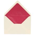 Φάκελος 11,5x16,5εκατ. ζαχαρί γκοφρέ γραμμωτό με εσωτερική επένδυση (φόδρα) κόκκινη μεταλλιζέ_κωδικός 00367
